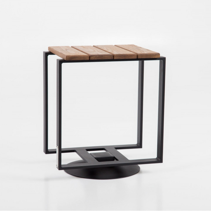 Firewood holder - MIKU, black