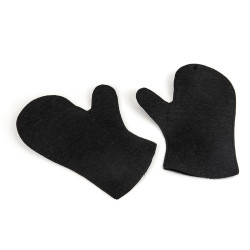SAUFLEX sauna mittens, black  SAUFLEX sauna mittens, black
