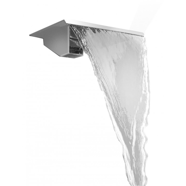 SAUFLEX shower head, square, 3/4