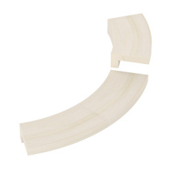 Embedding flange - for SAWOTEC Tower Corner heater, wooden  Embedding flange - for SAWOTEC Tower Corner heater, wooden