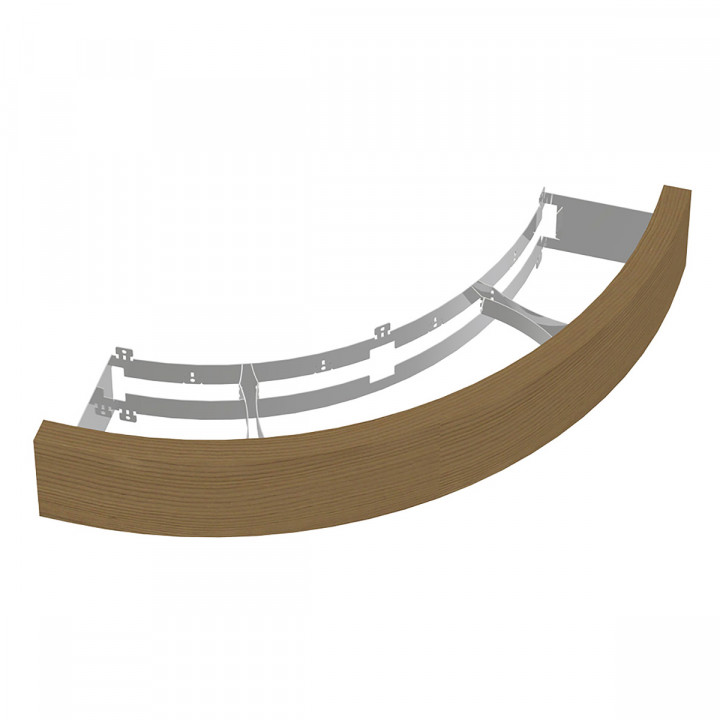 Safety railing - for SAWOTEC Ari Corner heater, cedar