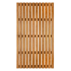 Reinforced floor grate, Thermo aspen, 600x1000x43 mm  Reinforced floor grate, Thermo aspen, 600x1000x43 mm