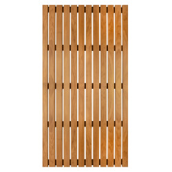 Reinforced floor grate, Thermo aspen, 600x1200x43 mm  Reinforced floor grate, Thermo aspen, 600x1200x43 mm