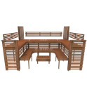 Modular sauna bench PROFESSIONAL, 3200x2090mm - 4 Modular sauna bench PROFESSIONAL, 3200x2090mm - 4