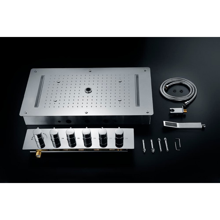 Steamtec Tolo rain shower, 380x700 mm