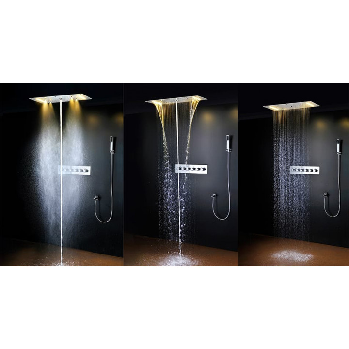 Steamtec Tolo rain shower, 380x700 mm