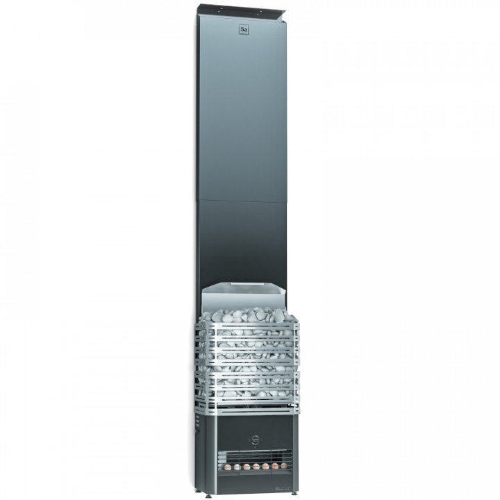 Electric sauna heater - SAUNUM Experience Black with control panel