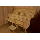 Modular sauna bench ERGONOMIC, Thermo aspen