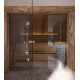 Modular sauna bench ERGONOMIC, Thermo aspen