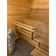Modular sauna bench ERGONOMIC, Thermo aspen