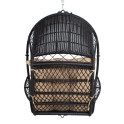 Hanging chair - TANJA, Dark brown - 4 Hanging chair - TANJA, Dark brown - 4