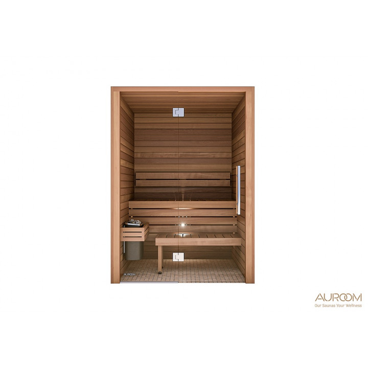 Auroom sauna cabin 150x150x205cm, with glass