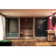 Auroom sauna cabin 150x150x205cm, with glass