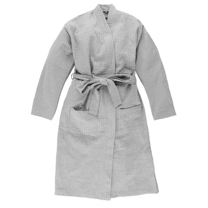 Bathrobe, L / XL, Light gray