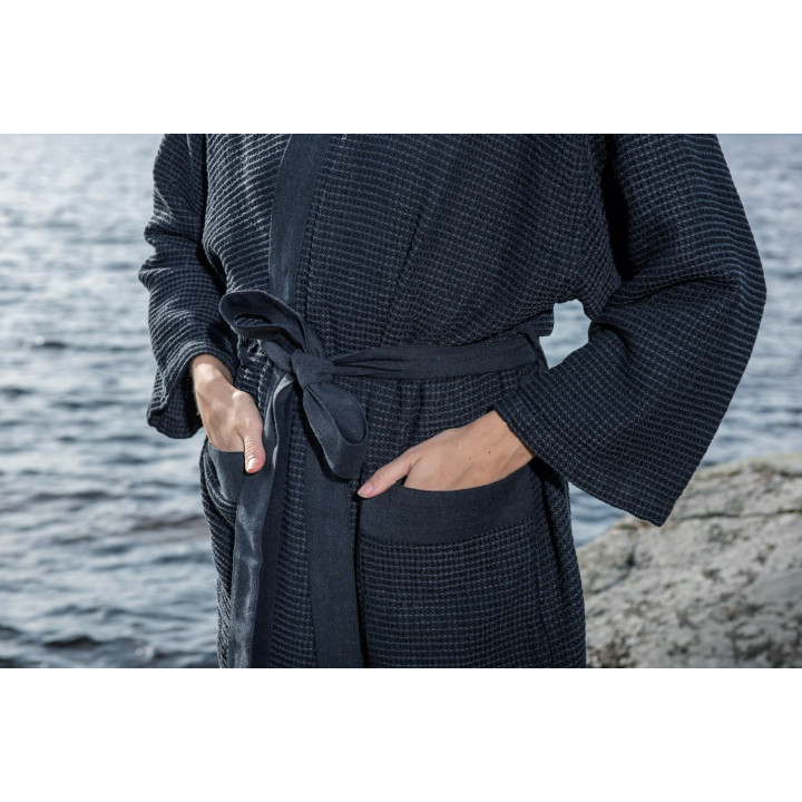 Bathrobe in a gift box, RENTO KENNO, grey