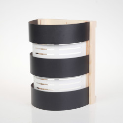 Lampshade SAUFLEX, black, white  Lampshade SAUFLEX, black, white