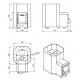 Woodburning sauna stove - STOVEMAN 16-LS HEAVY