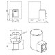 Woodburning sauna stove - STOVEMAN 20R-LS HEAVY