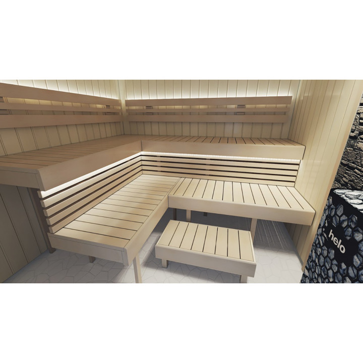 Bench board, 28 x 90 mm, Aspen, class A, 4 pcs.