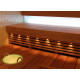 CARIITTI LED illuminated bowl with water outlet valve 5 l