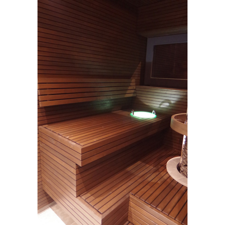 CARIITTI LED illuminated bowl with water outlet valve 5 l