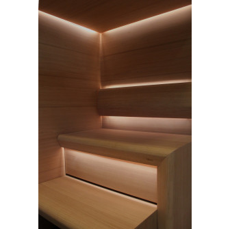 CARIITTI Sauna Linear Glass - fibre optic fitting