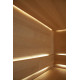CARIITTI Sauna Linear Glass - fibre optic fitting