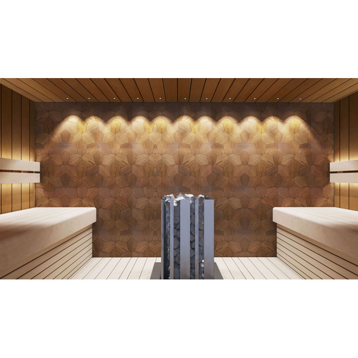 HEXACON Decorative Thermo Abachi Wood Panels