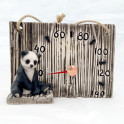 Ceramic sauna thermometer - panda - 2