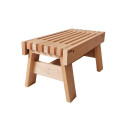 Sauna bench, alder 700 x 380 x 340 mm - 1