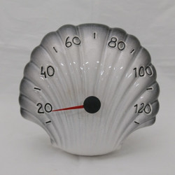 Ceramic sauna thermometer - seashell  Ceramic sauna thermometer - seashell