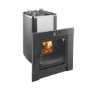 Woodburning sauna stove - KASTOR KARHU 22T, black - 0
