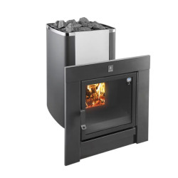 Woodburning sauna stove - KASTOR KARHU 40T, black  Woodburning sauna stove - KASTOR KARHU 40T, black
