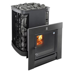Woodburning sauna stove - KASTOR SAGA 22 T, black  Woodburning sauna stove - KASTOR SAGA 22 T, black