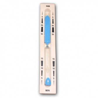 Hourglass for sauna - 15 min, blue