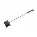 Fireplace brush with wooden handle - 0