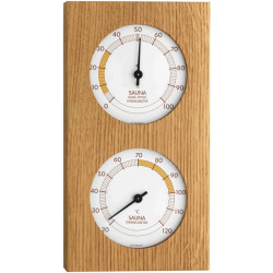 Thermometer - Hygrometer, oak  Thermometer - Hygrometer, oak