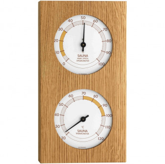 Thermometer - Hygrometer, oak