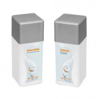 Cleaning kit for hot tub or spa, without filter