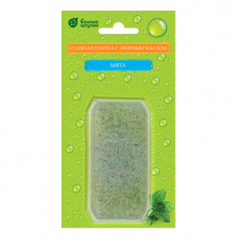 Sauna salt tile with essential oils - Mint