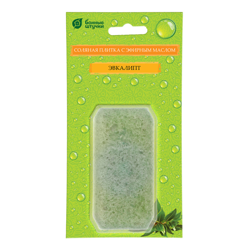 Sauna salt tile with essential oils - Eucalyptus