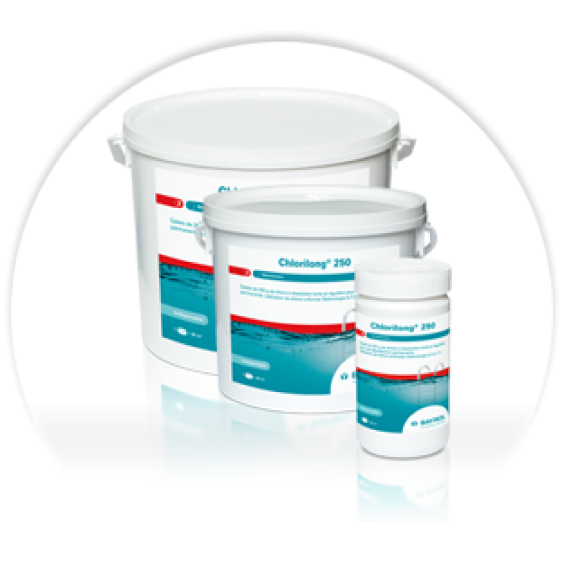 Slowly soluble chlorine tablets Chlorilong 200, 5 kg