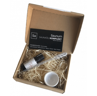 SAUNUM set with essential oil