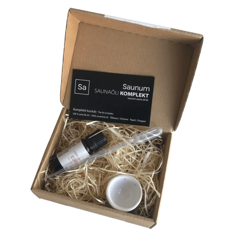 SAUNUM set with essential oil