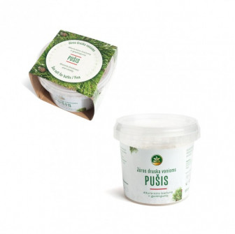 Sea salt with pine essential oil