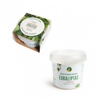 Sea salt with eucalyptus essential oil