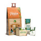 SAUNA SET in a gift box. Eucalyptus Essential Oil, Massage Honey AND Mint essential oil