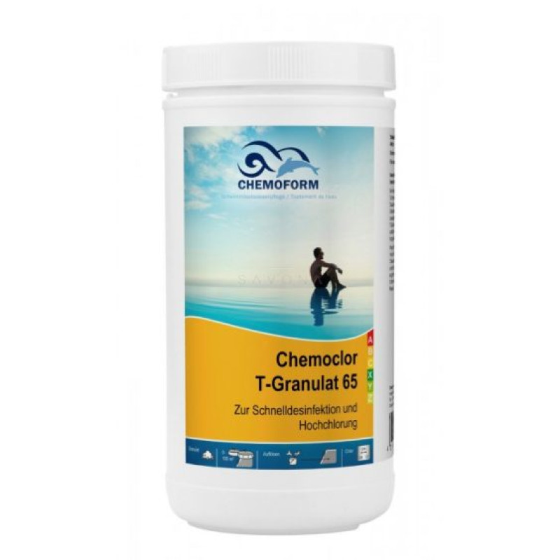 Quickly dissolve chlorine granules, 1 kg Quickly dissolve chlorine granules, 1 kg