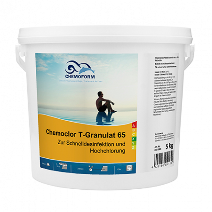 Quickly dissolve chlorine granules, 5 kg