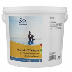 Slow dissolving chlorine CHEMOCLOR T-Tablets 20 g, 5 kg  Slow dissolving chlorine CHEMOCLOR T-Tablets 20 g, 5 kg